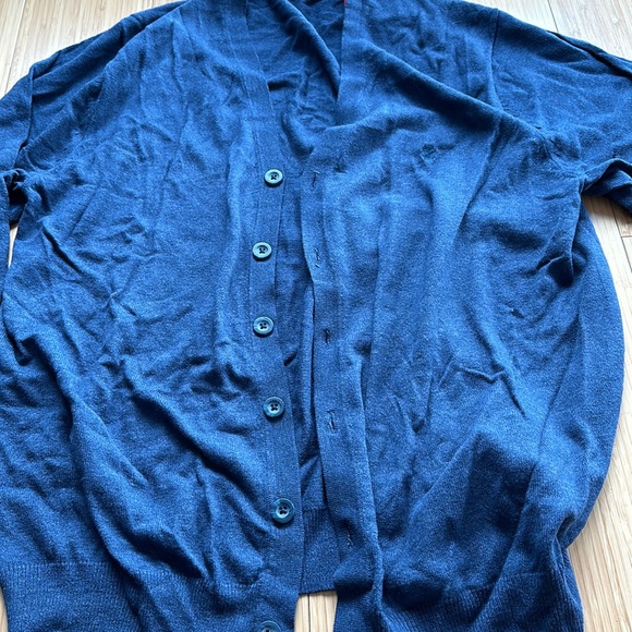 izod cardigan Blue size XL - Picture 5 of 5